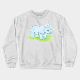 Baby Blue Rhino Crewneck Sweatshirt